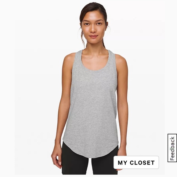 Lululemon Love Tank Heathered Core Light - Picture 1 of 5